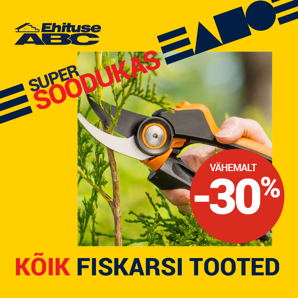 Все товары Fiskars от -30% - Ehituse ABC