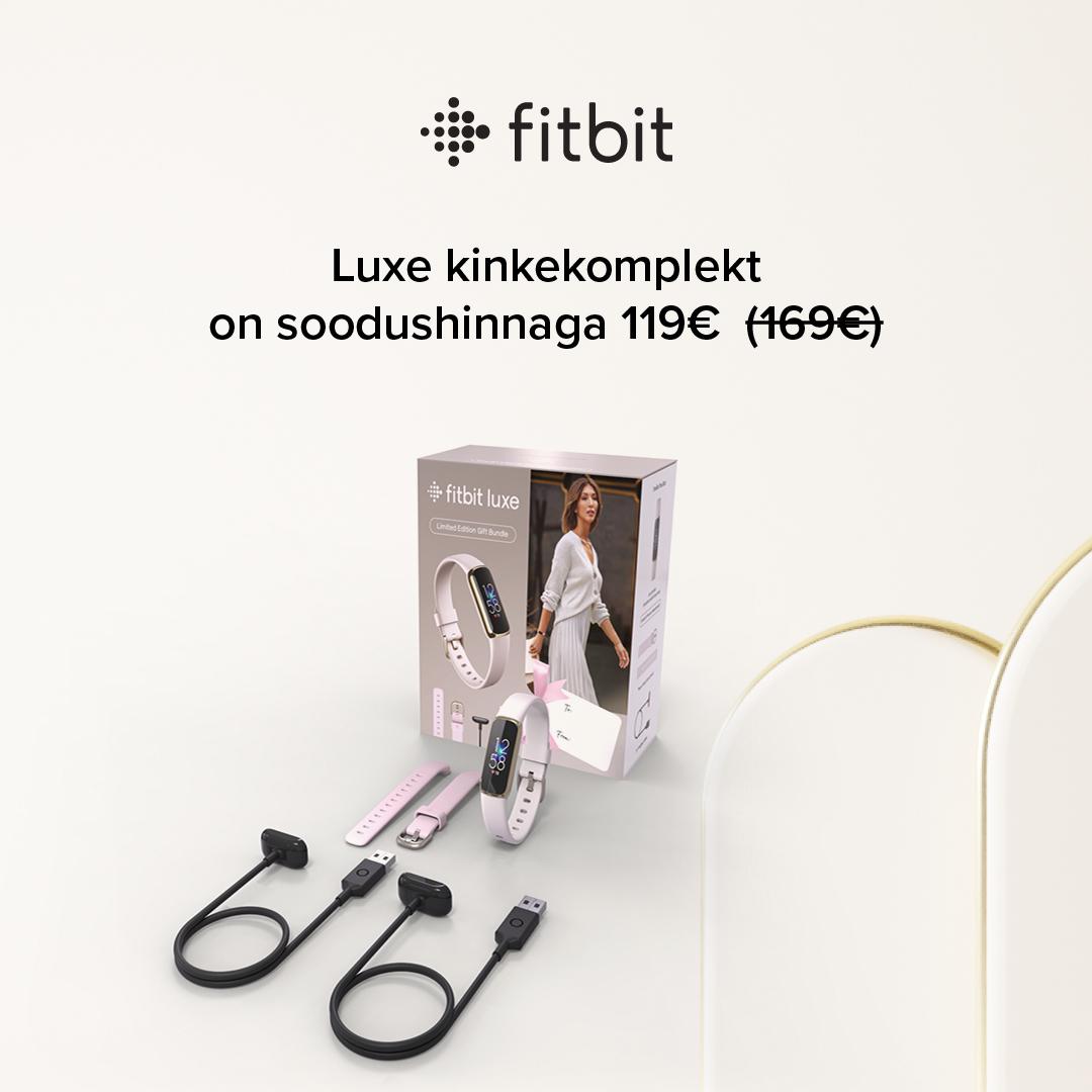 Fitbit Luxe aktiivsusmonitori kinkekomplekt on -50€ - Photopoint