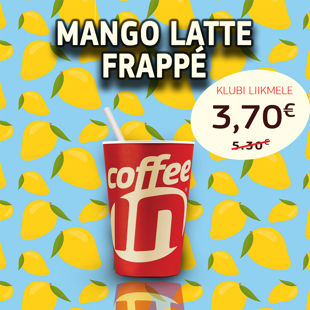 Mango Latte Frappe -30% - Coffee In & Yo!