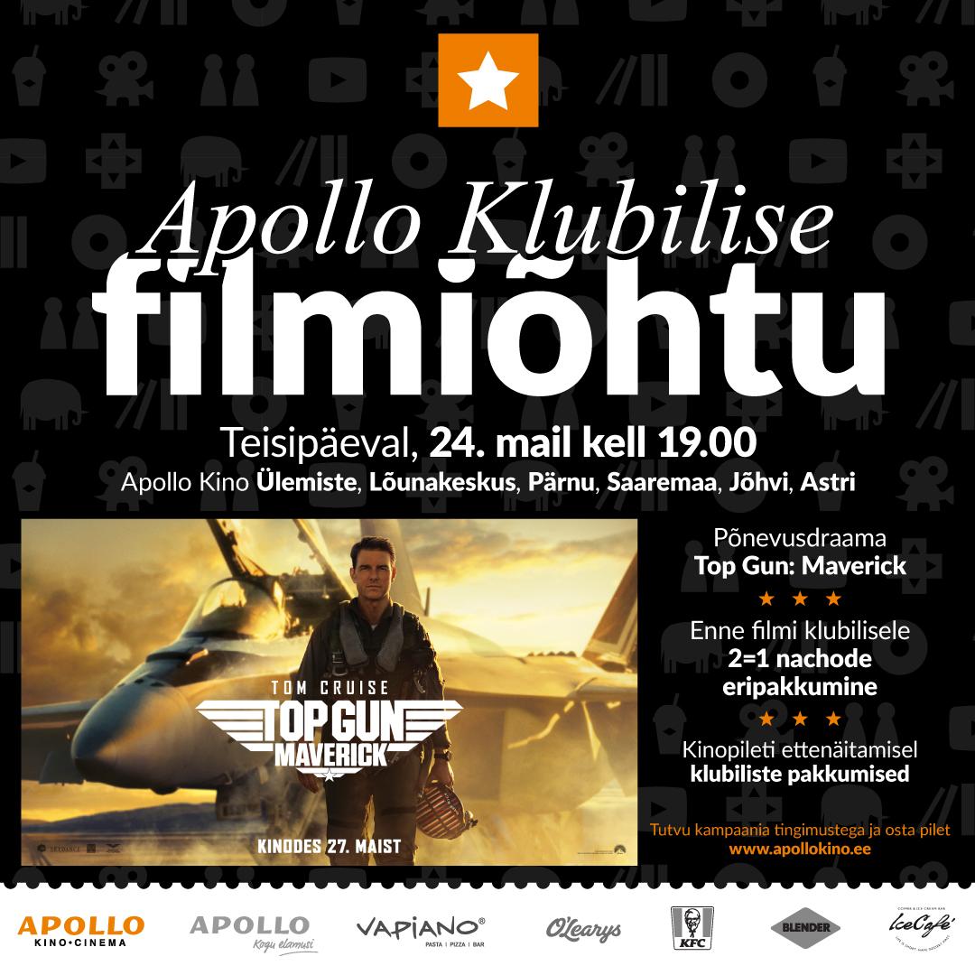 Apollo Klubilise filmiõhtu - Apollo Kino