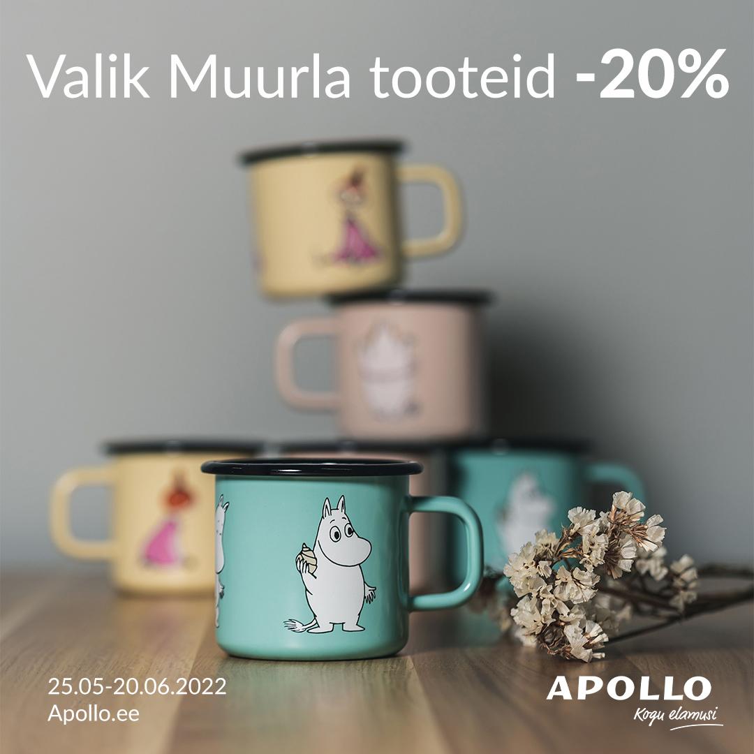 Valik Muumide tooteid -20%! - Apollo