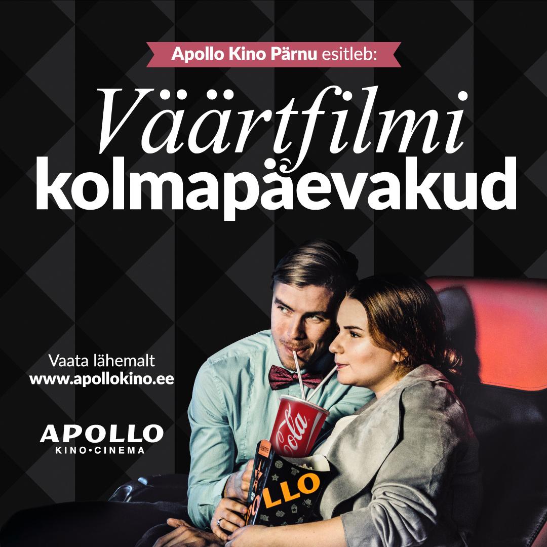 Väärtfilmi kolmapäevakud Apollo Kino Pärnus - Apollo Kino