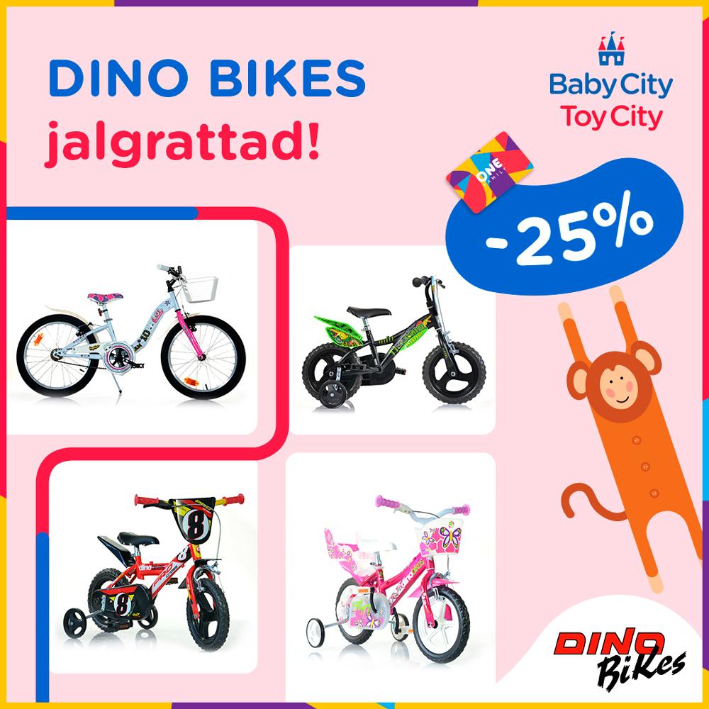 DINO BIKES jalgrattad One Family kaardiga -25% ! - Babycity