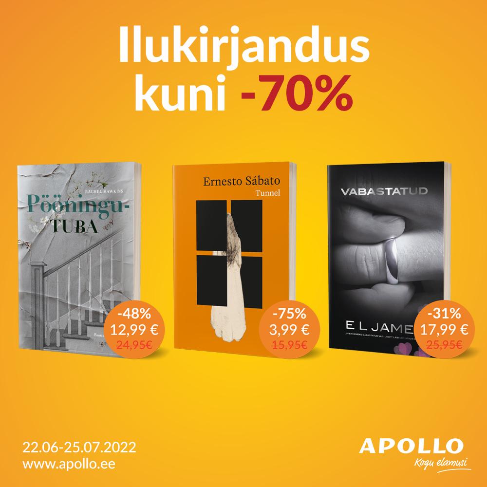 SUVEALE: ilukirjandus kuni -70%! - Apollo