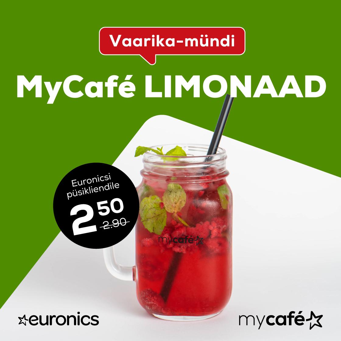 MyCafé augustikuu pakkumine - Euronics MyCafé