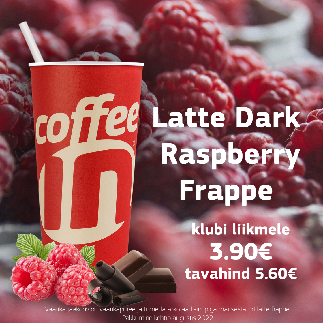 Latte Dark Raspberry Frappe -30% - Coffee In & Yo!