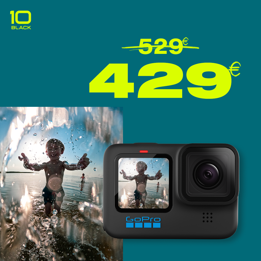 GoPro HERO10 Black on müügil suvise soodushinnaga - Photopoint