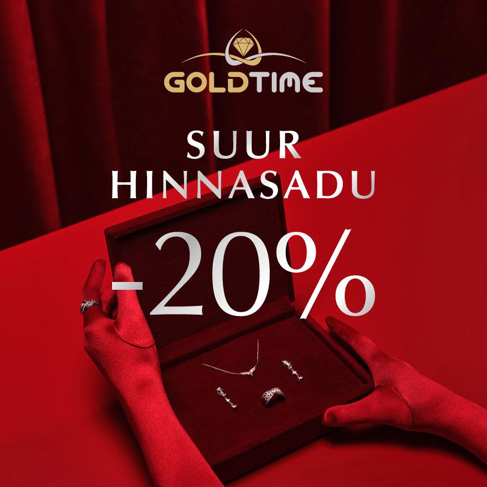 SUUR HINNASADU! KOGU KAUP -20% - Goldtime
