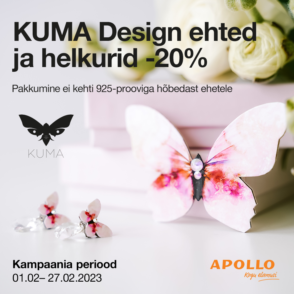 KUMA Design ehted ja helkurid -20% - Apollo