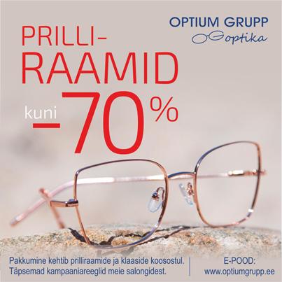 Prilliraamid, mis tahes olukorraks - Optium Grupp Optika