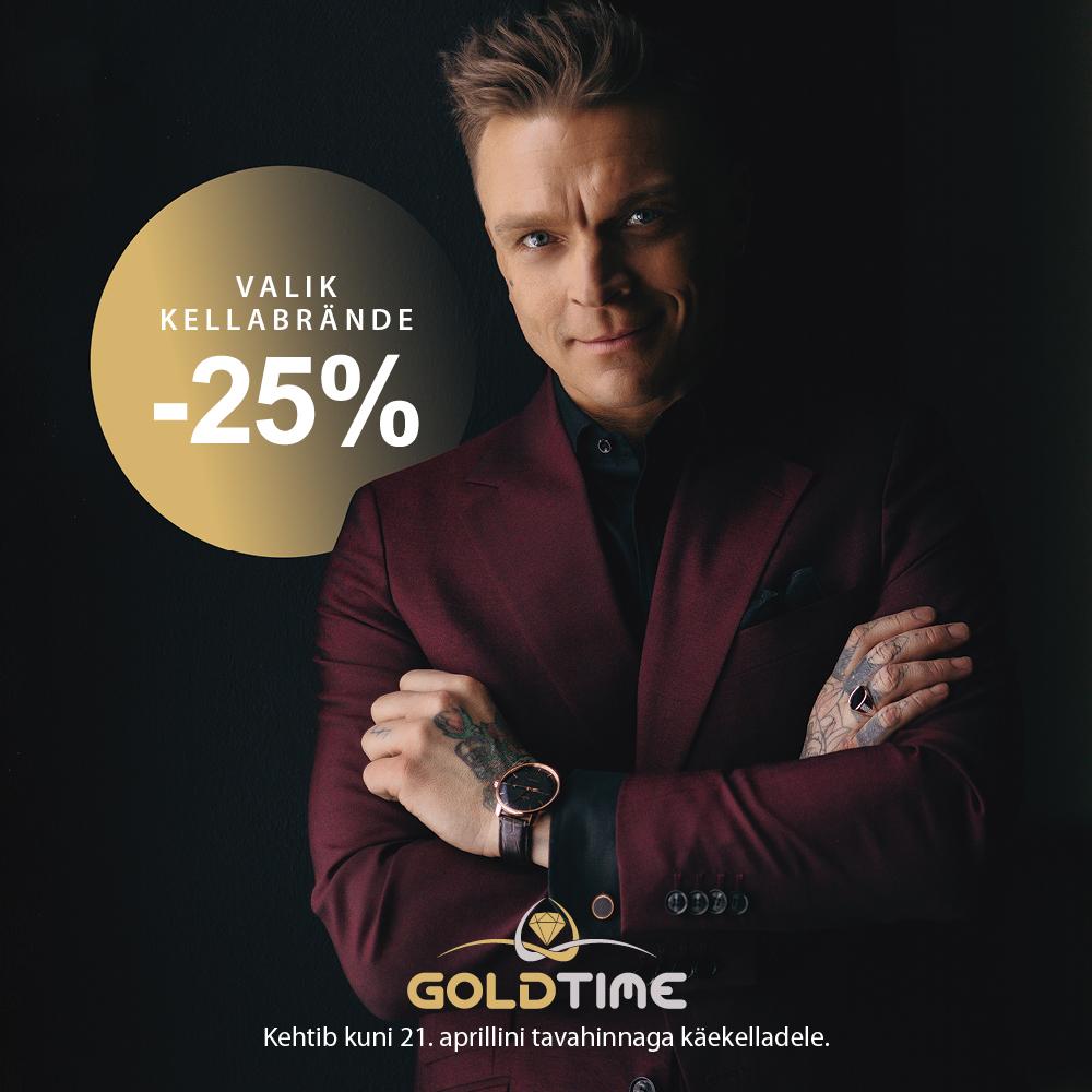 VALIK KELLABRÄNDE -25% - Goldtime