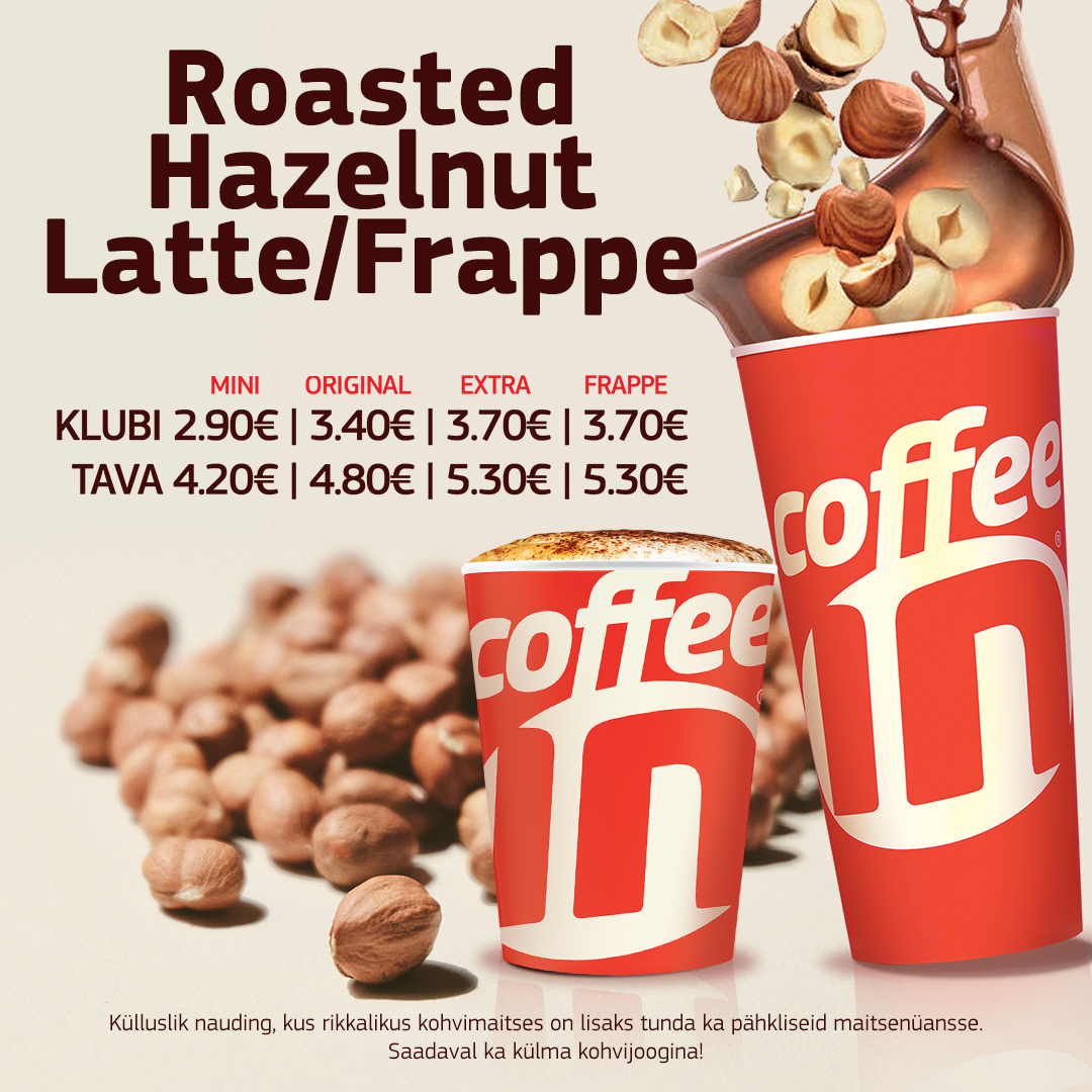 Mai kuujook - Hazelnut Latte / Frappe - Coffee In & Yo!