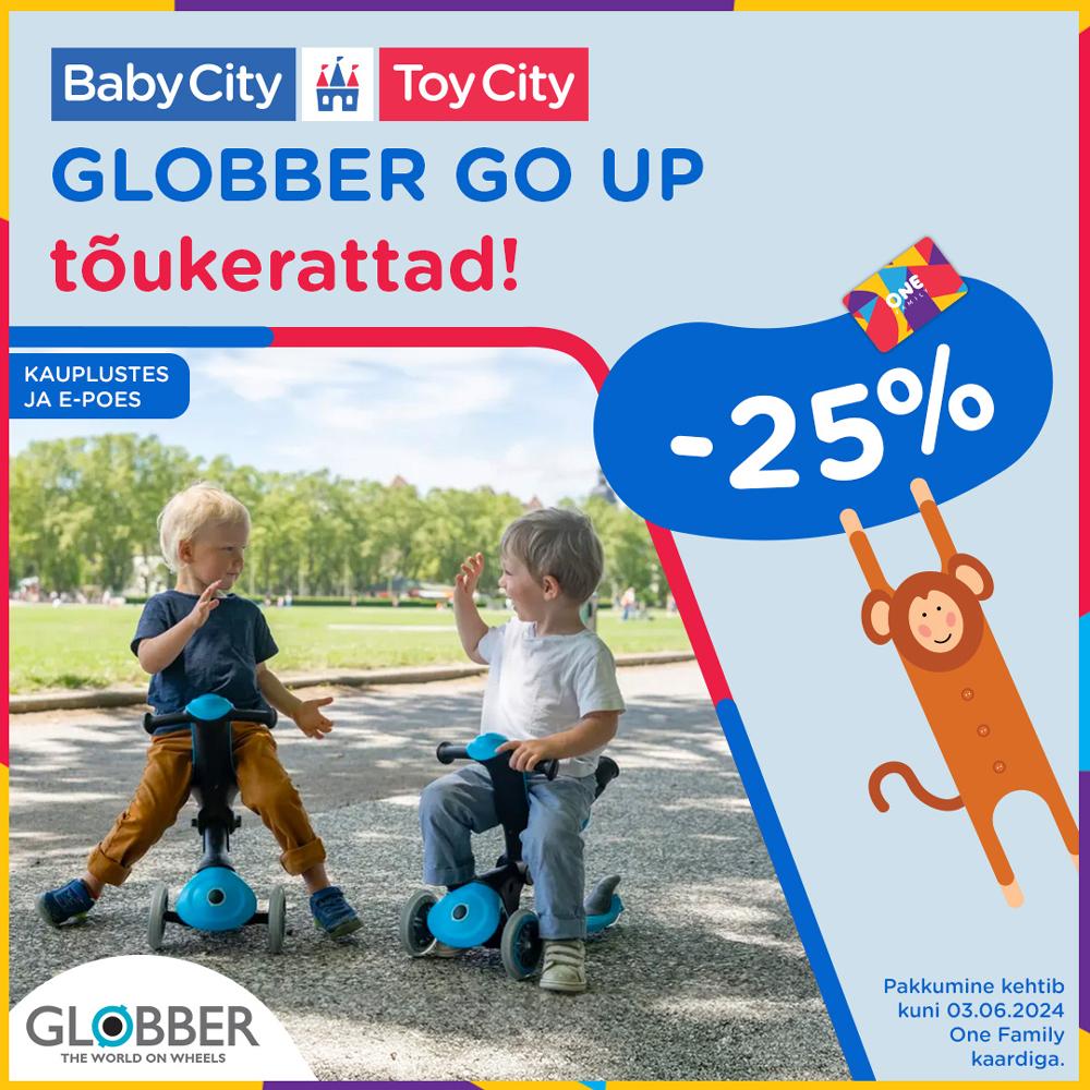 GLOBBER GO UP tõukerattad -25%! - Babycity