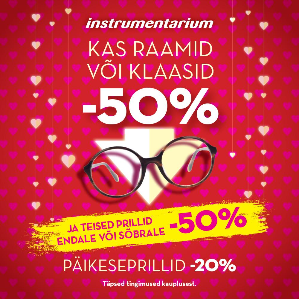 RAAMID VÕI KLAASID -50% - Instrumentarium