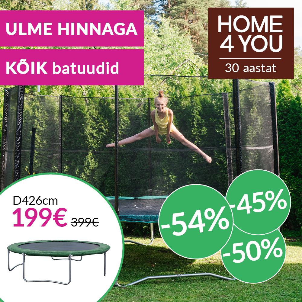 Ulme hinnaga batuudid! Nüüd vähemalt -45% - Home4you