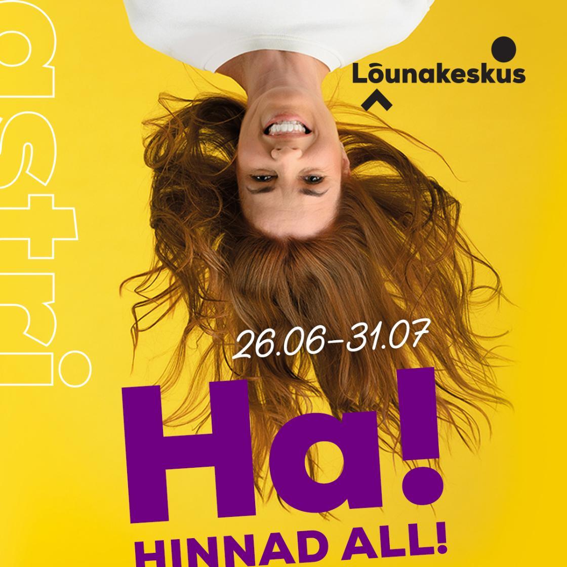 Lõunakeskuses on Hinnad all!