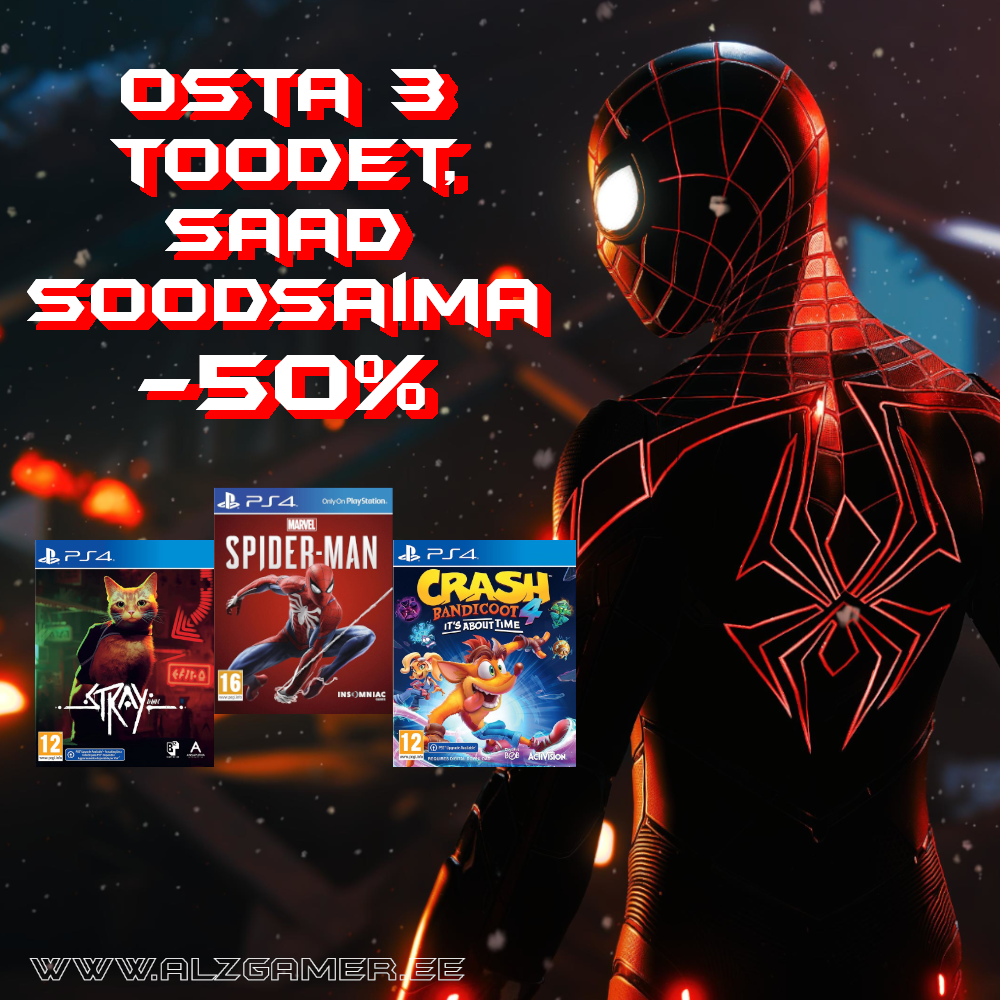 Ostes 3 toodet, saad soodsaima -50% - Alzgamer