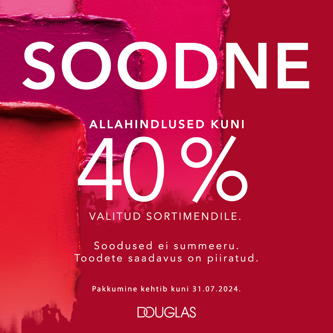 Hinnad all kuni -40%! - Douglas