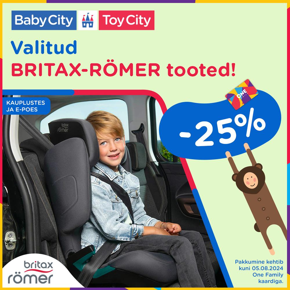 Valitud BRITAX-RÖMER tooted -25%! - Babycity