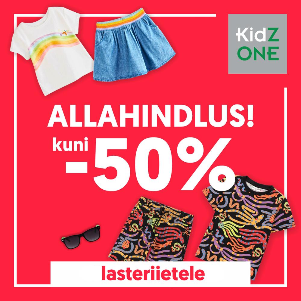 Allahindlus kuni -50%! - KidZone