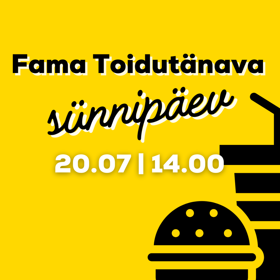 Fama Toidutänava 3. sünnipäev!