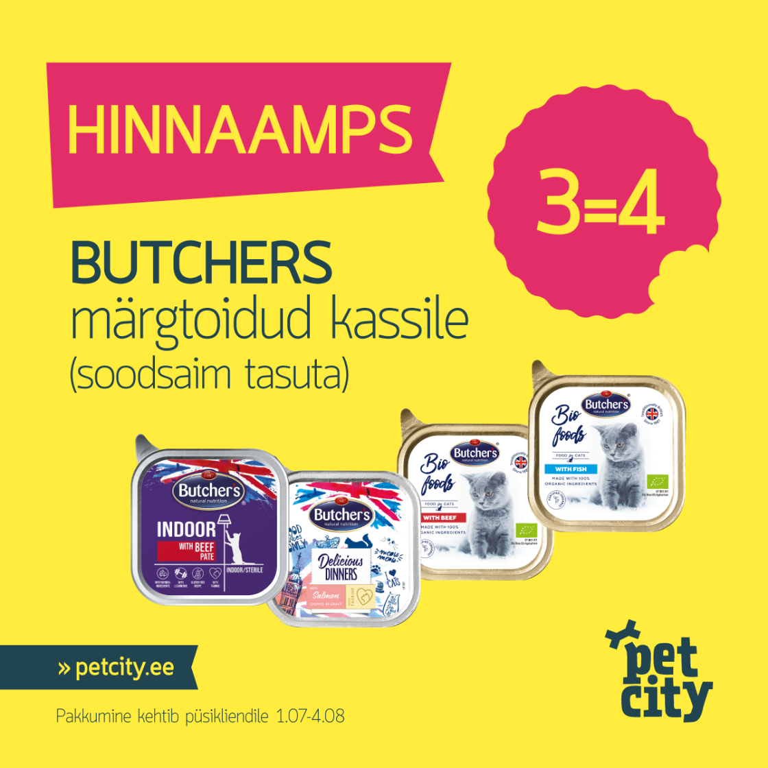 Hinnaamps PetCity kauplustes kuni -40% - PetCity