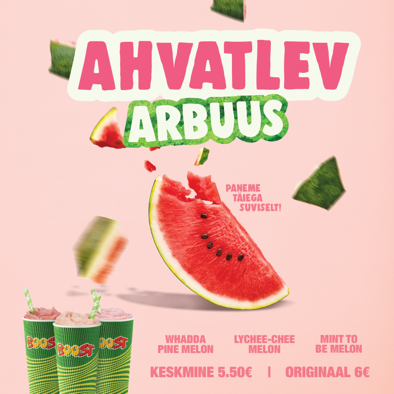 Ahvatlev arbuus - Boost