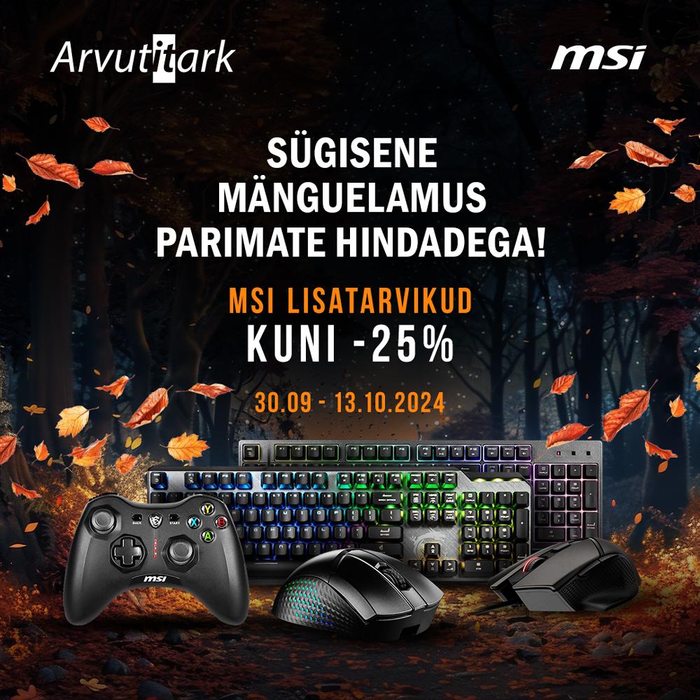 MSI lisatarvikud kuni -25% - Arvutitark