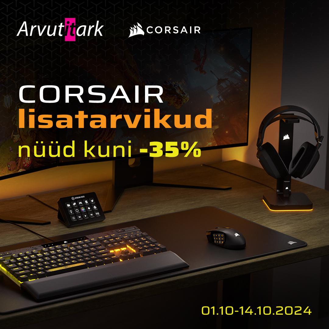 Corsair mänguritooted nüüd kuni -35% - Arvutitark