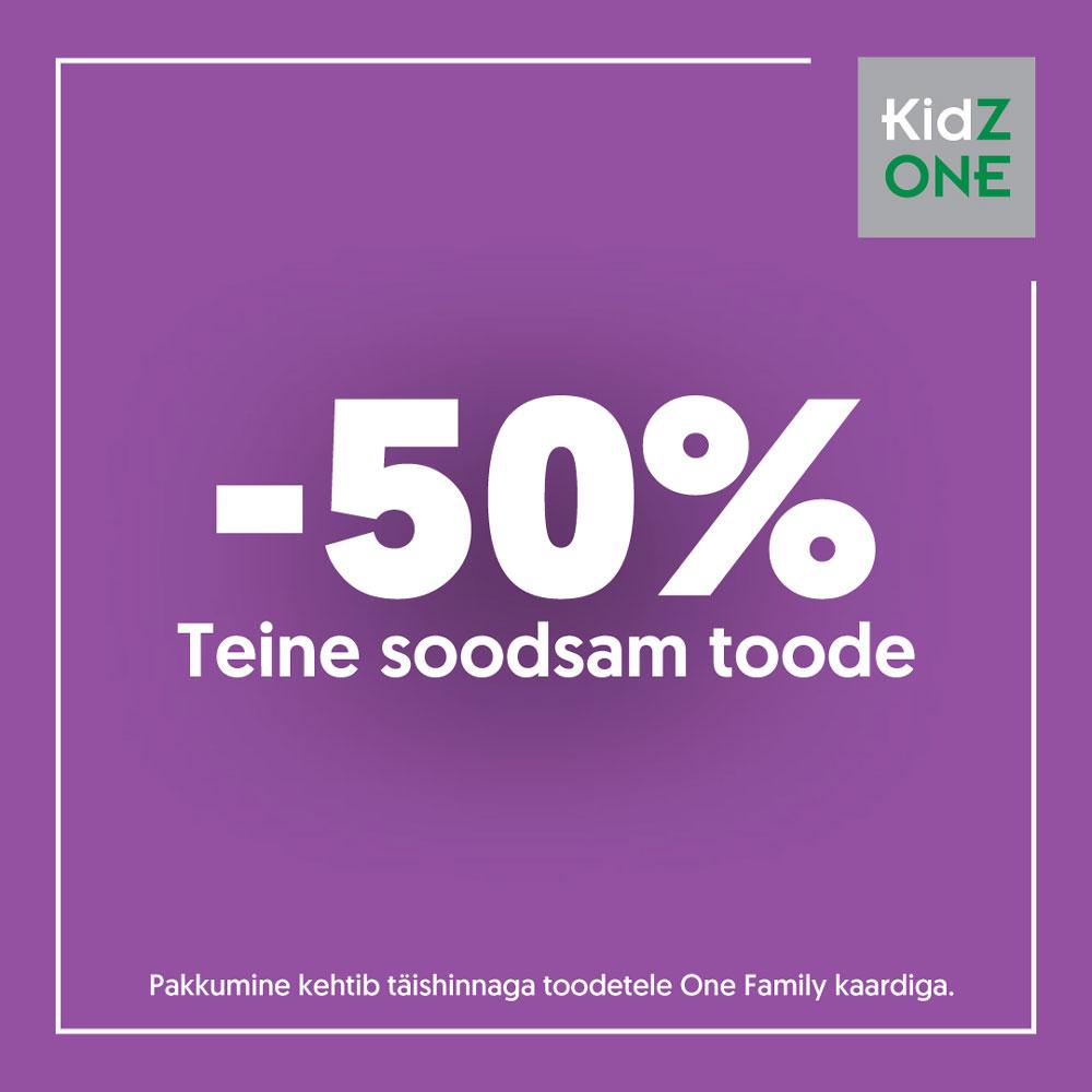 Teine soodsam toode -50% - KidZone