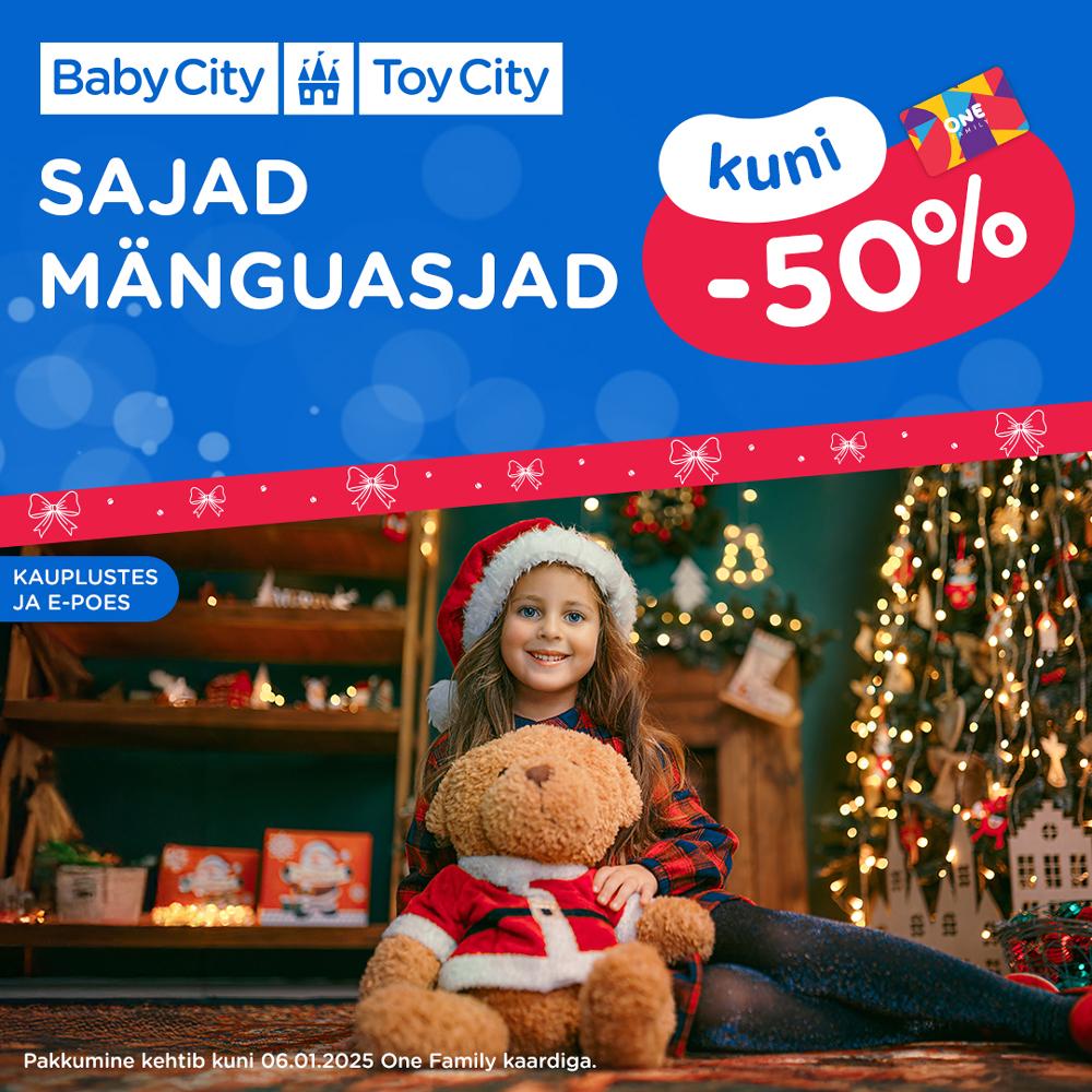 Sajad mänguasjad kuni -50% soodsamalt! - Babycity