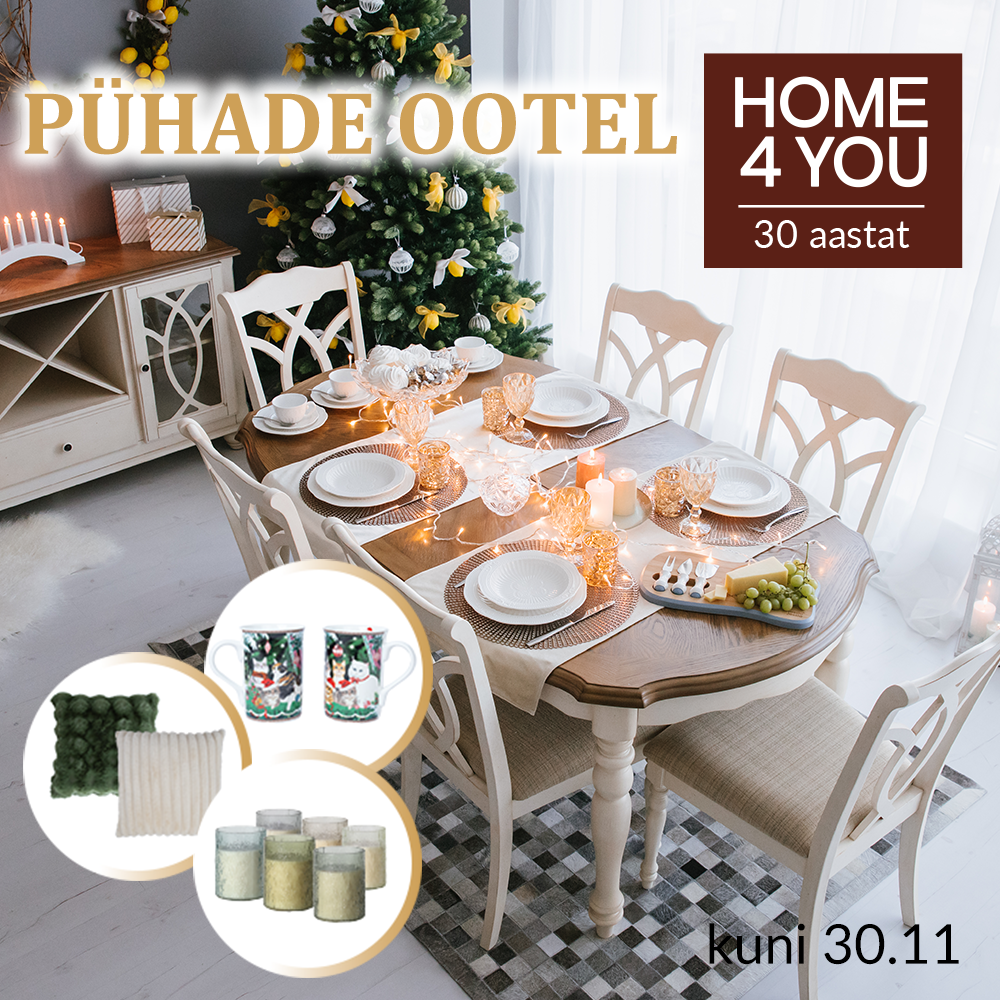 Pühade ootel – pakkumised kuni -50% - Home4you