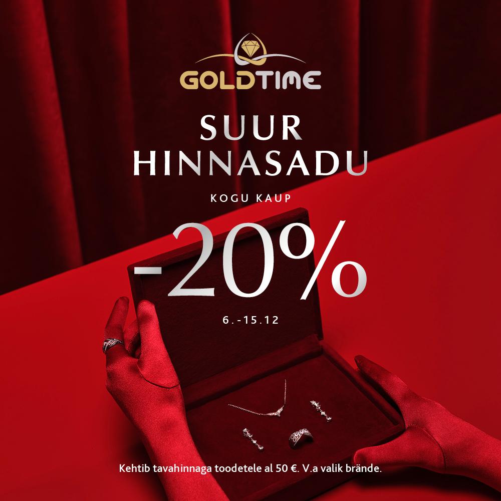 Suur Hinnasadu! KOGU KAUP -20% - Goldtime