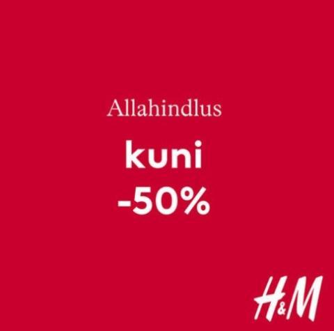 Hooaja allahindlus kuni -50% on alanud! - H&M