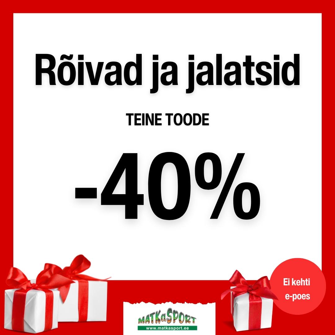 Rõivad ja jalatsid teine toode -40% - Matkasport