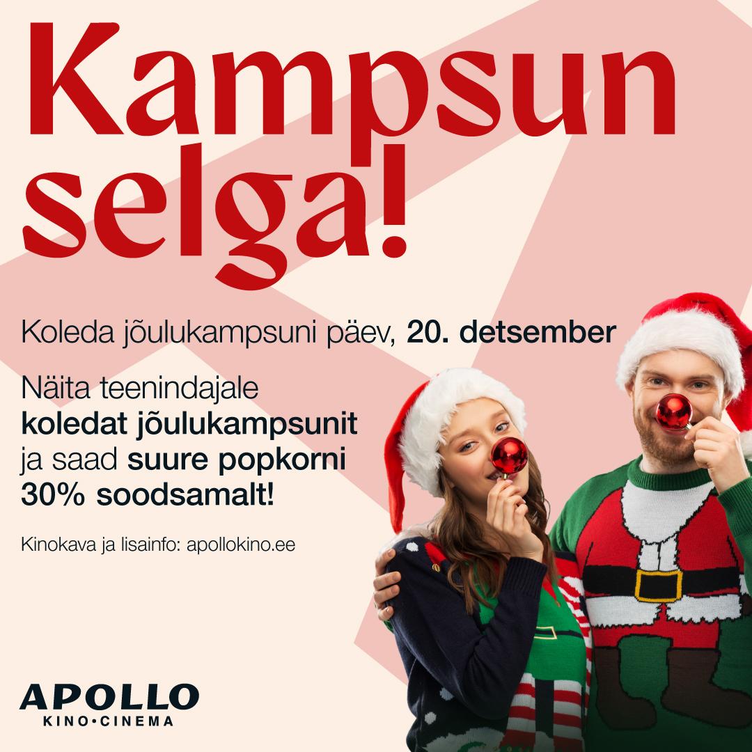 Koleda jõulukampsuni päev - Apollo Kino