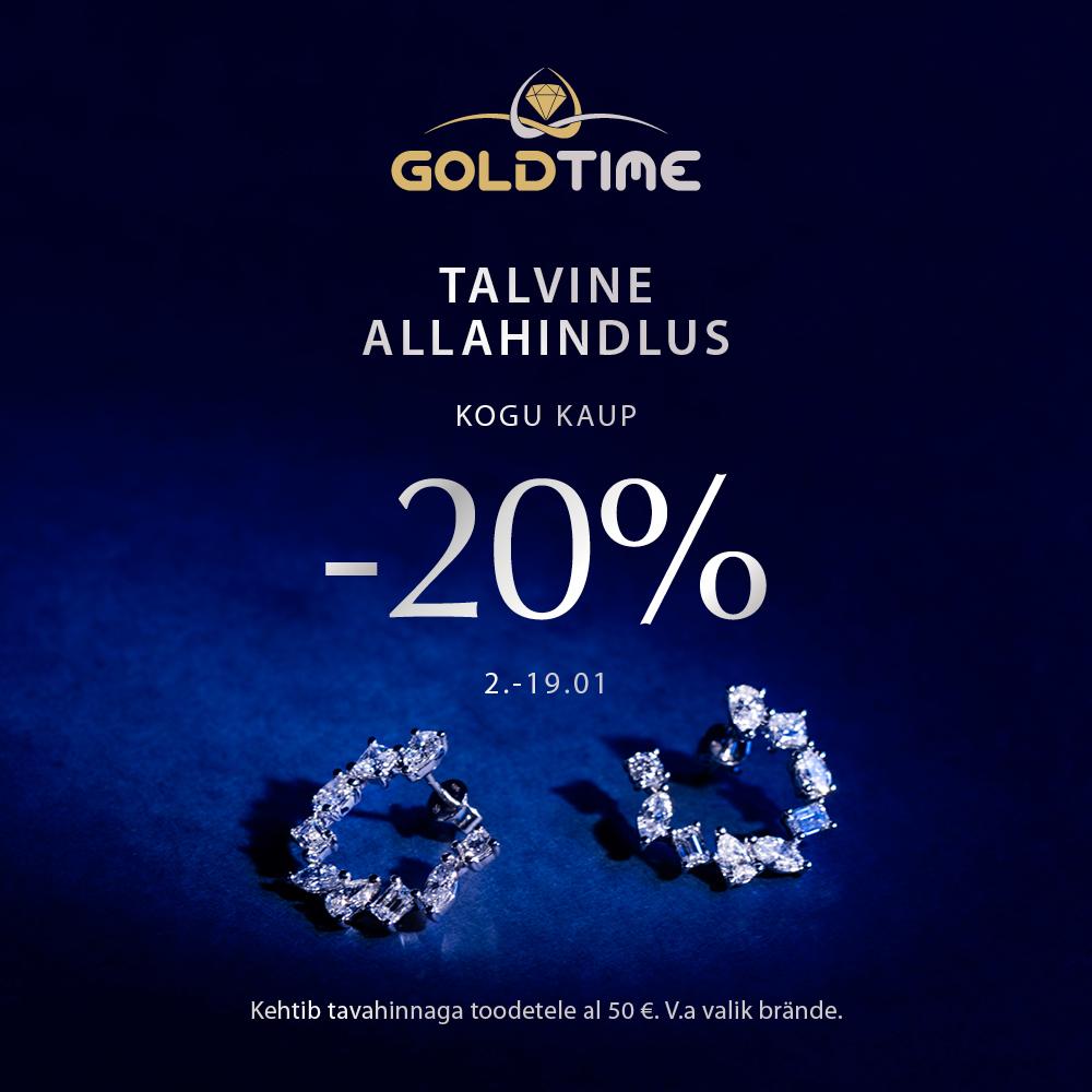 Kogu kaup -20% - Goldtime