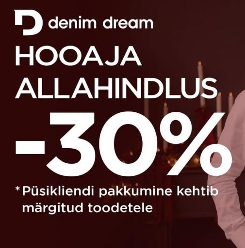 Hooaja allahindlus kuni -30% - Denim Dream