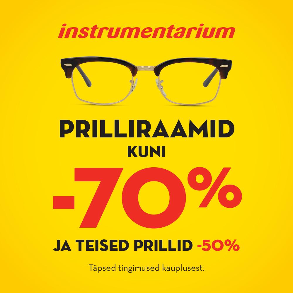 Prilliraamid kuni -70% - Instrumentarium