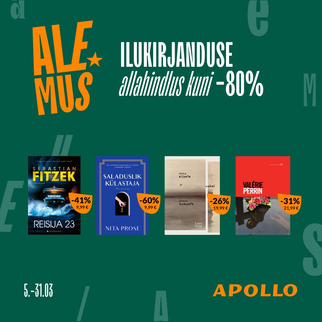 ALEMUS: raamatud ja elamustooted kuni -80% - Apollo