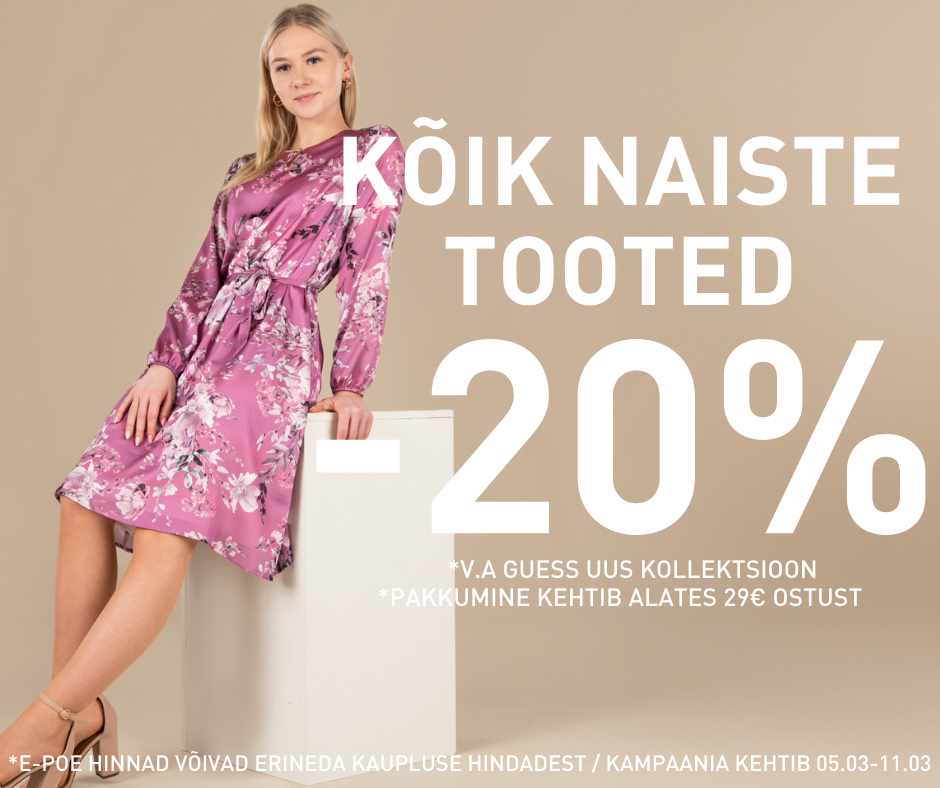 Kõik naiste tooted -20% - N-Trend