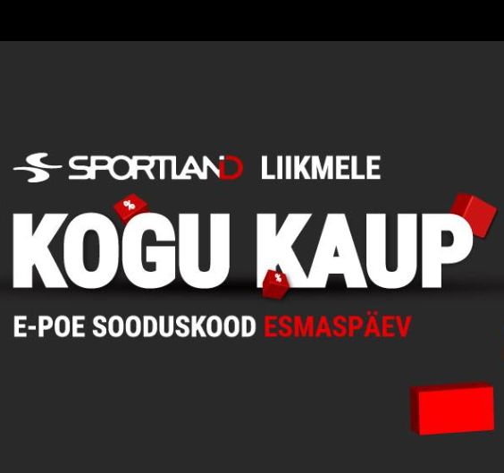 E-esmaspäev! Kogu kaup -20% - Sportland