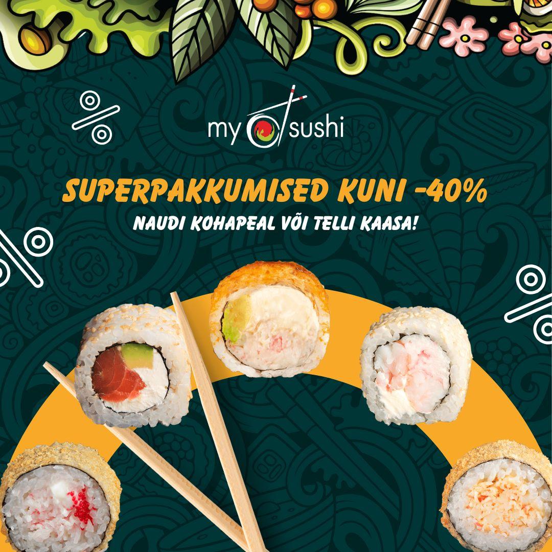 Superpakkumised kuni -40% - MySushi