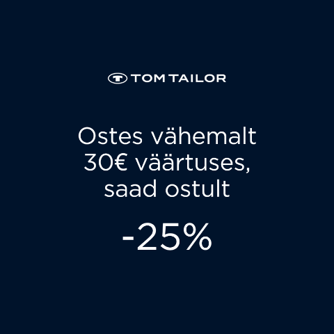 PÜSIKLIENDI PAKKUMINE! Ostes 30€ väärtuses, saad -25%