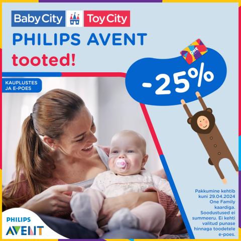 PHILIPS AVENT tooted -25%!