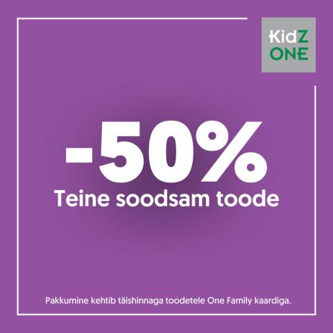 Teine soodsam toode -50%