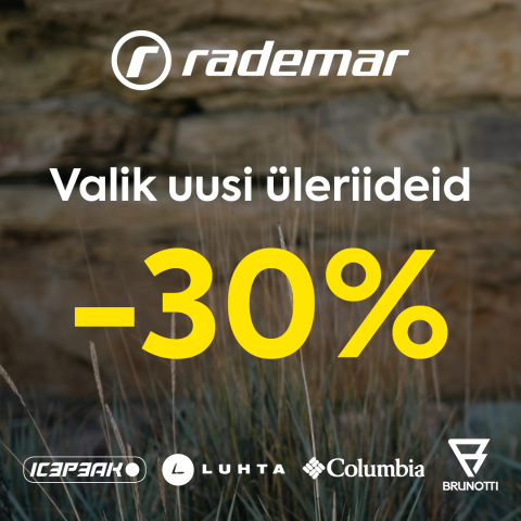 Valik uusi üleriideid -30%