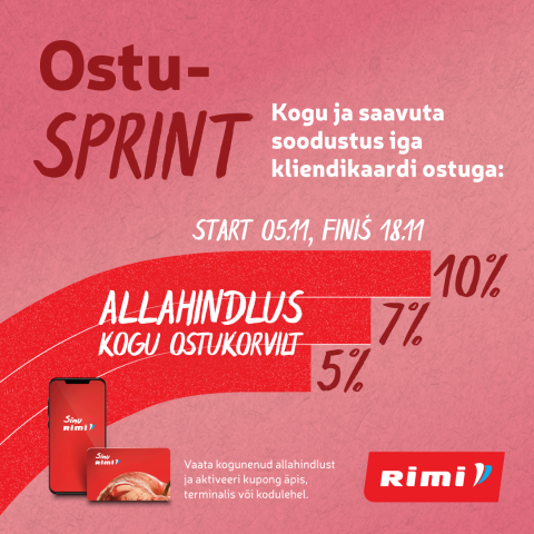 Kuni 10% soodsam ost