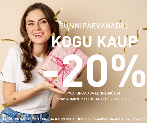 Kogu kaup -20%