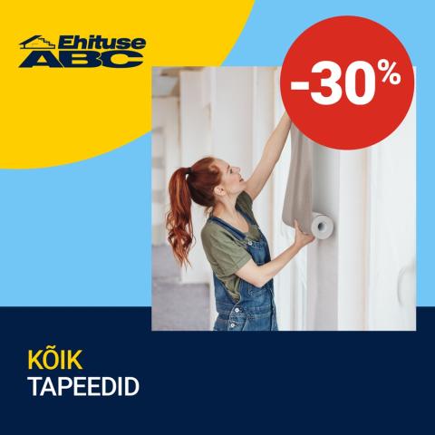 Kõik tapeedid -30%